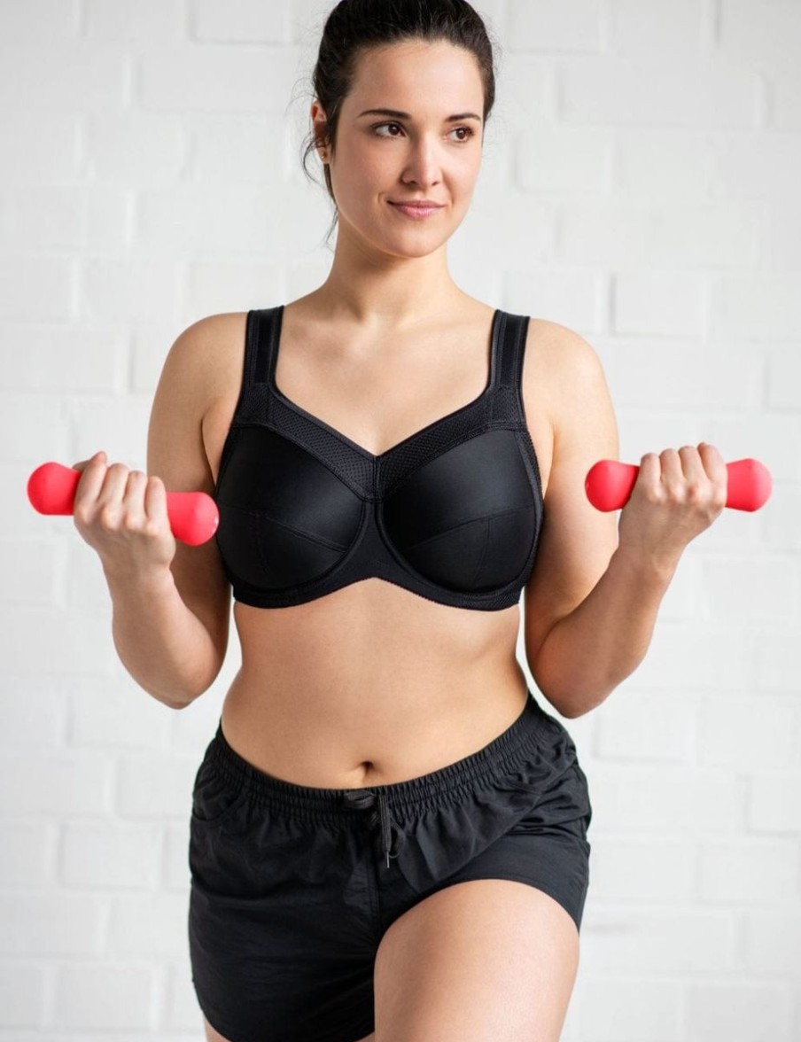 Ulla Ulla Kate U/W Sports Bra Black Clearance