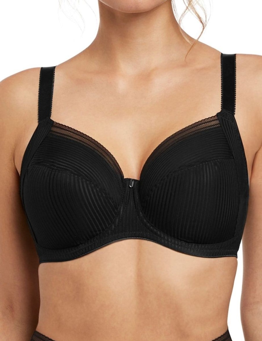 Fantasie Fantasie Fusion Uw Full Cup Side Support Bra Black Clearance