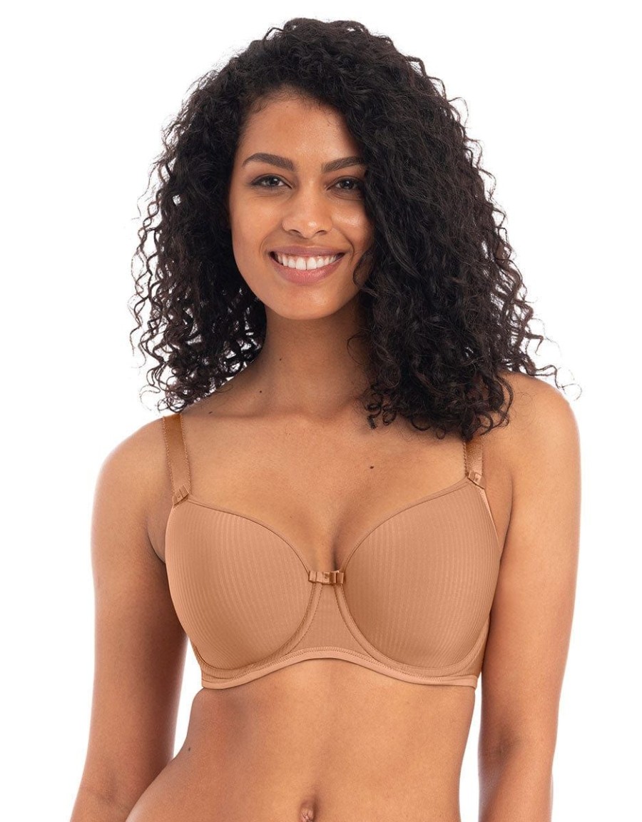 Freya Freya Idol Moulded Balcony T-Shirt Bra Cinnamon Hot