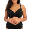 Elomi Elomi Magnetic Wrap Plunge Bikini Top Black Best