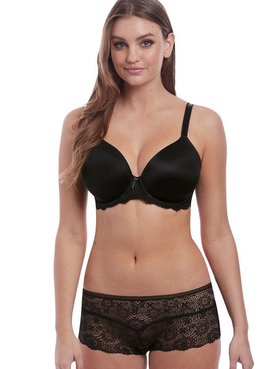 Freya Freya Expression Demi Plunge Moulded Bra Black Clearance