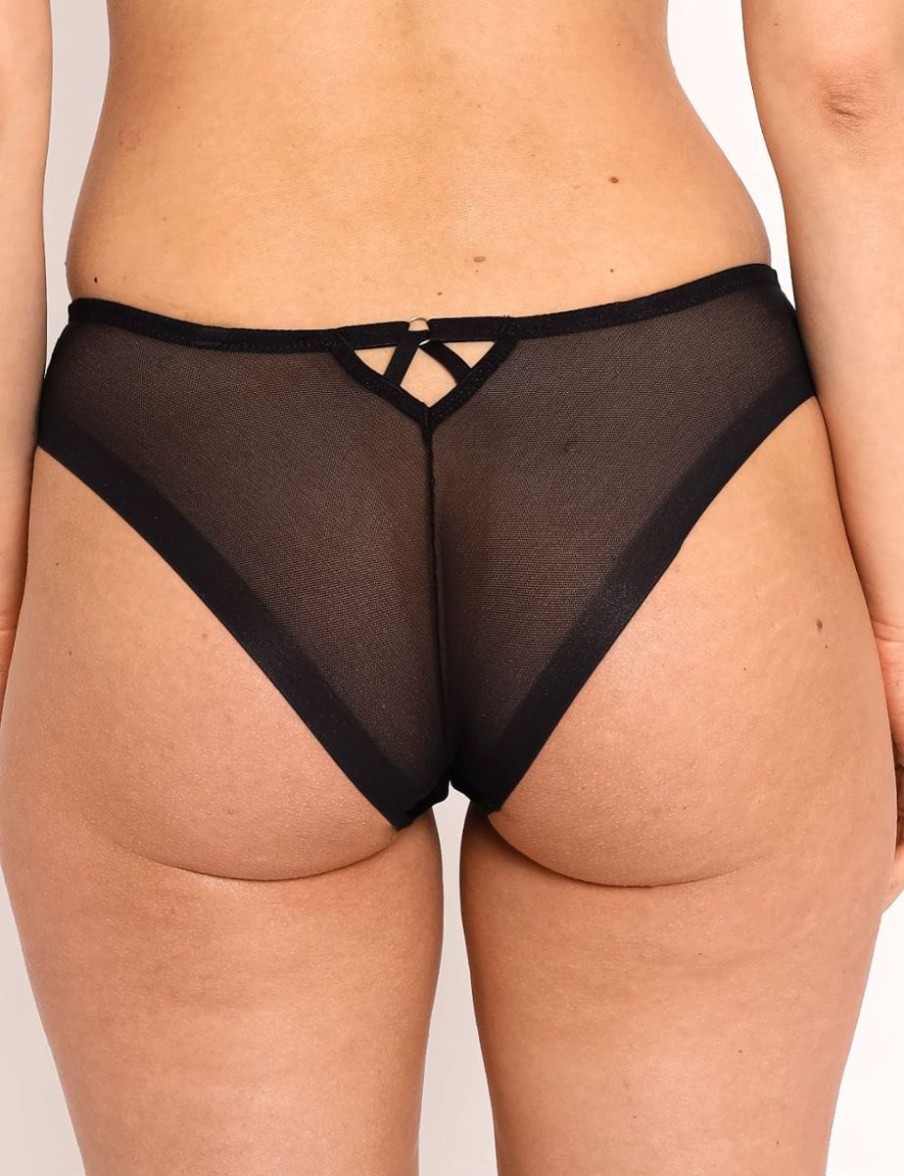 Samanta Samanta Zora Thong Onyx Best