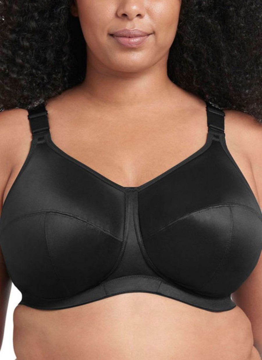 Goddess Goddess Celeste Non Wired Bra Black New