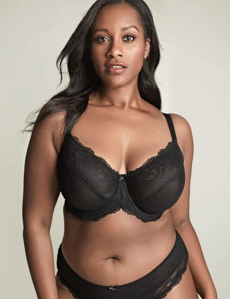 Panache Panache Ana Plunge Bra Black New