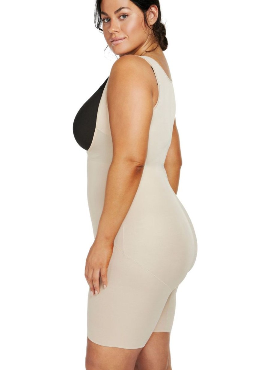 Naomi & Nicole Naomi & Nicole Unbelievable Comfort Plus Size Torsette Full Body Shaper Warm Beige Wholesale