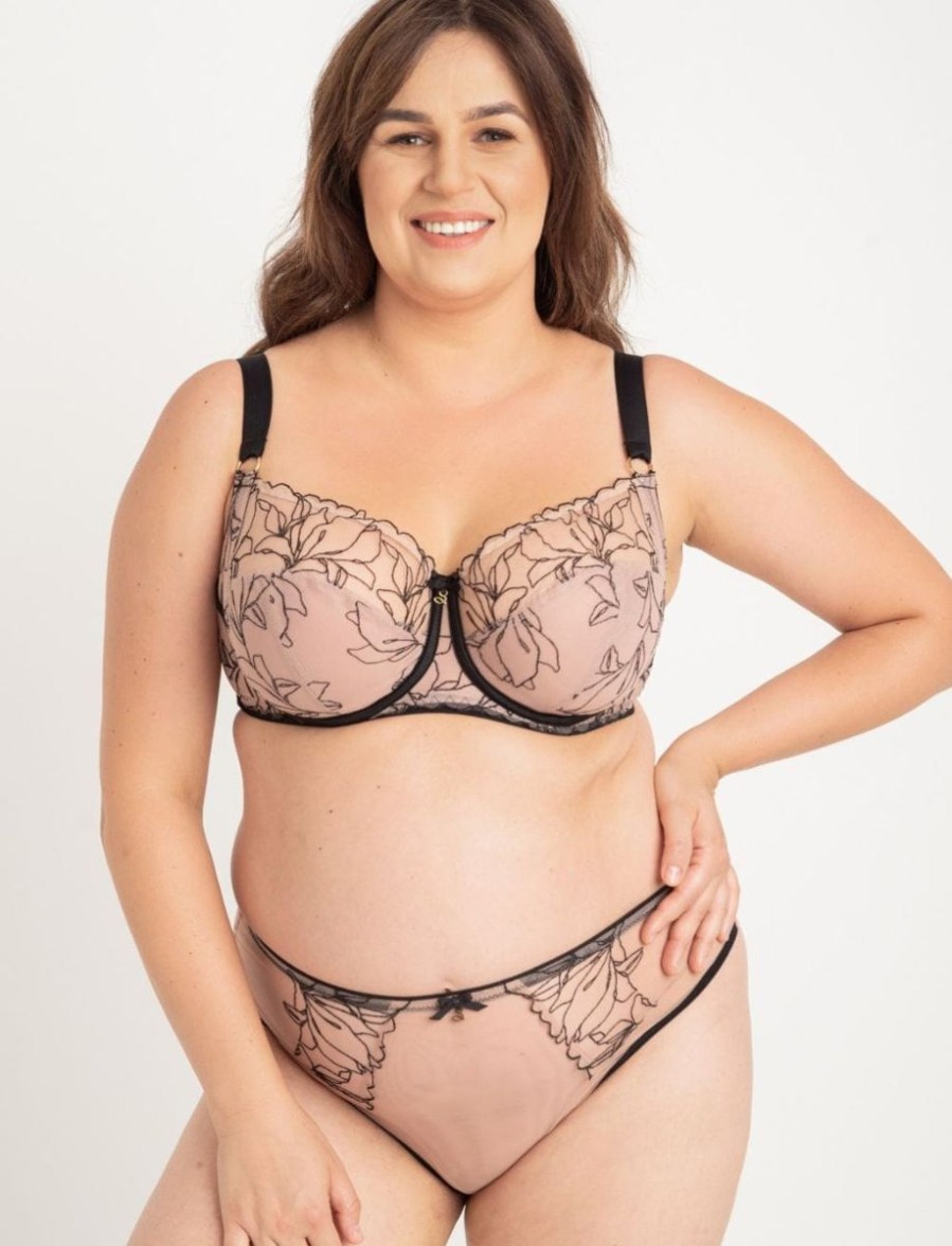 Samanta Samanta Irina Soft Full Cup Bra Black Tattoo Online