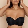 Prima Donna Prima Donna Figuras Padded Strapless Bra Charcoal Clearance