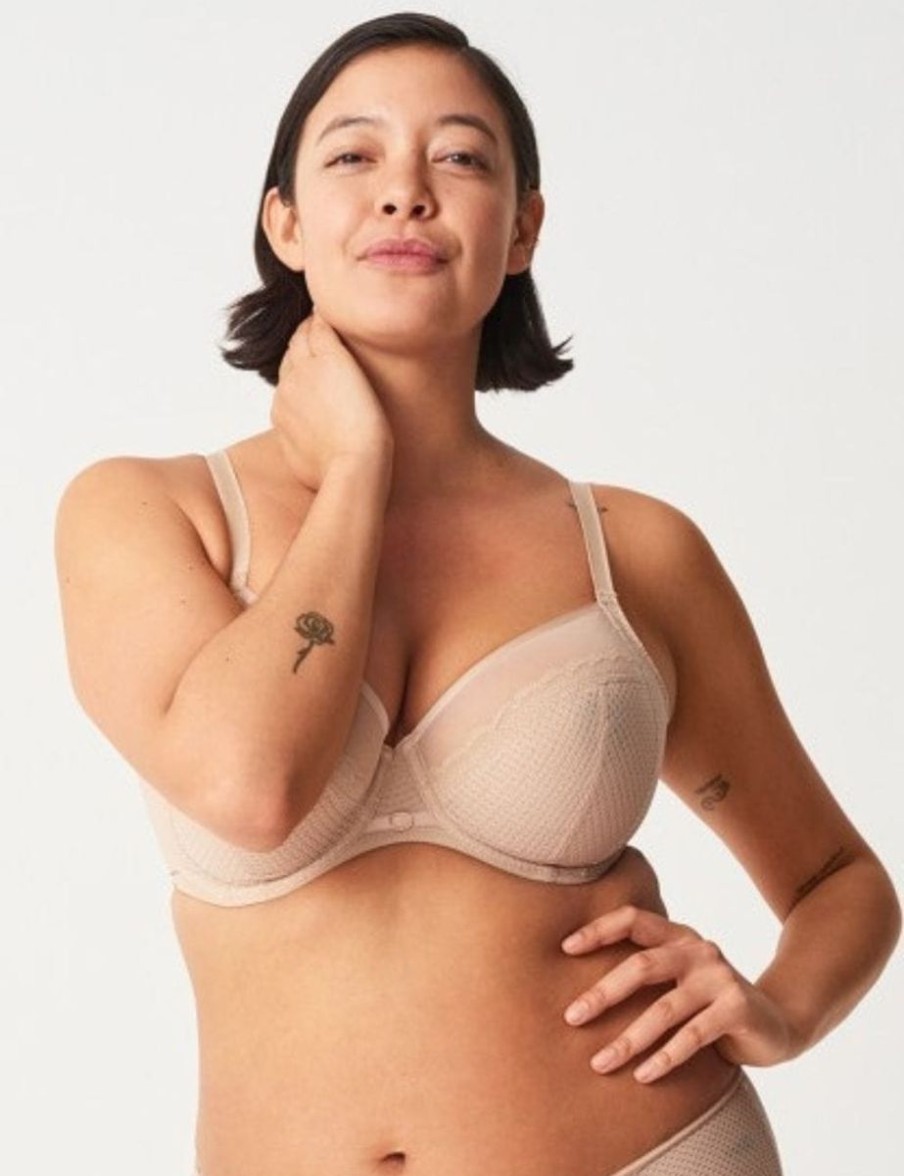 Chantelle Chantelle Parisian Allure 4 Part Bra Nude Clearance