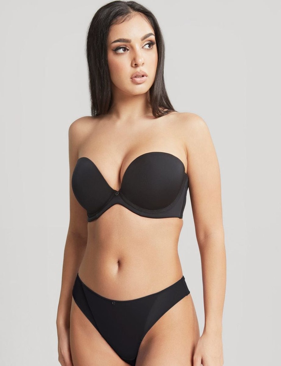 Panache Panache Faith Moulded Plunge Strapless Bra Noir Wholesale