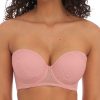 Freya Freya Tailored Uw Moulded Strapless Bra Ash Rose New