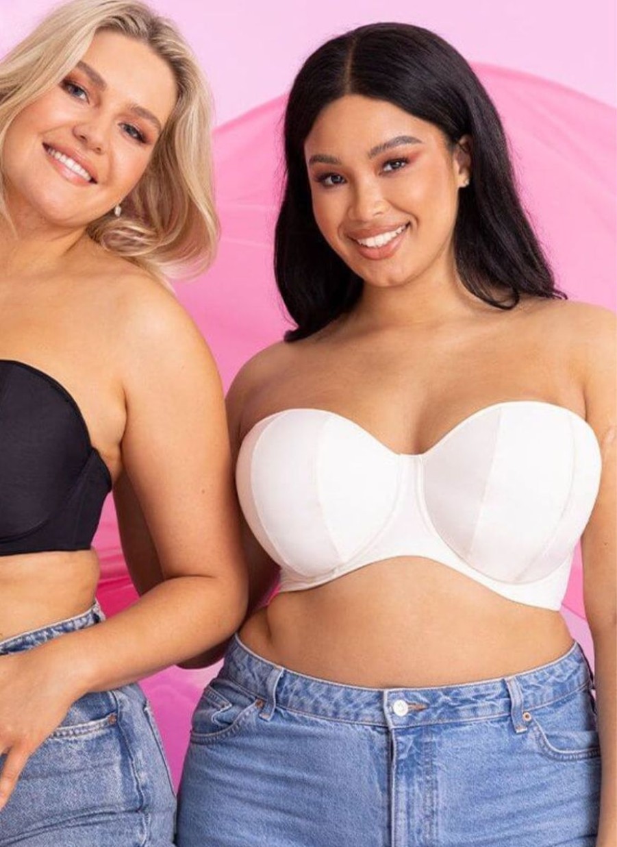 Curvy Kate Curvy Kate Luxe Strapless Bra Pearl Ivory Hot