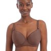 Freya Freya Idol Moulded Balcony T-Shirt Bra Coffee Roast New