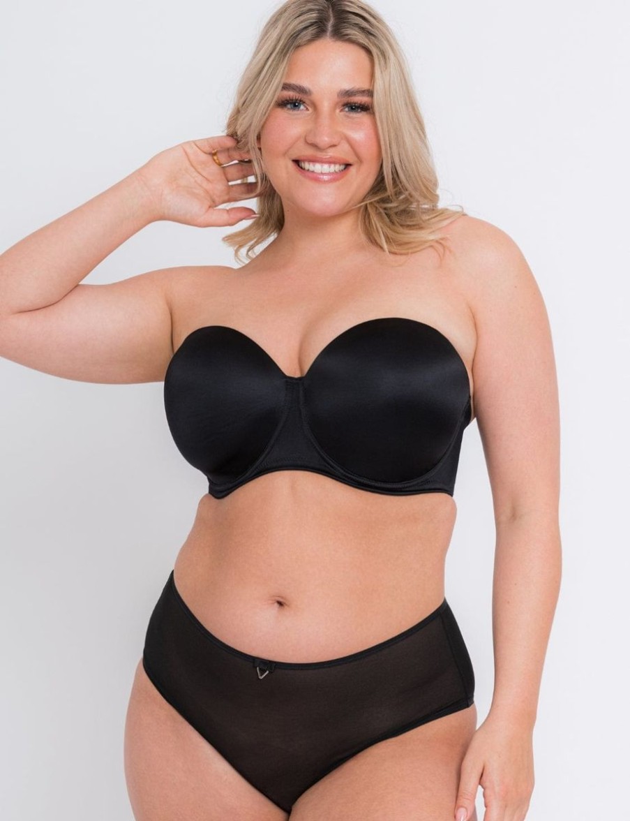 Curvy Kate Curvy Kate Smoothie Strapless Moulded Bra Black Best