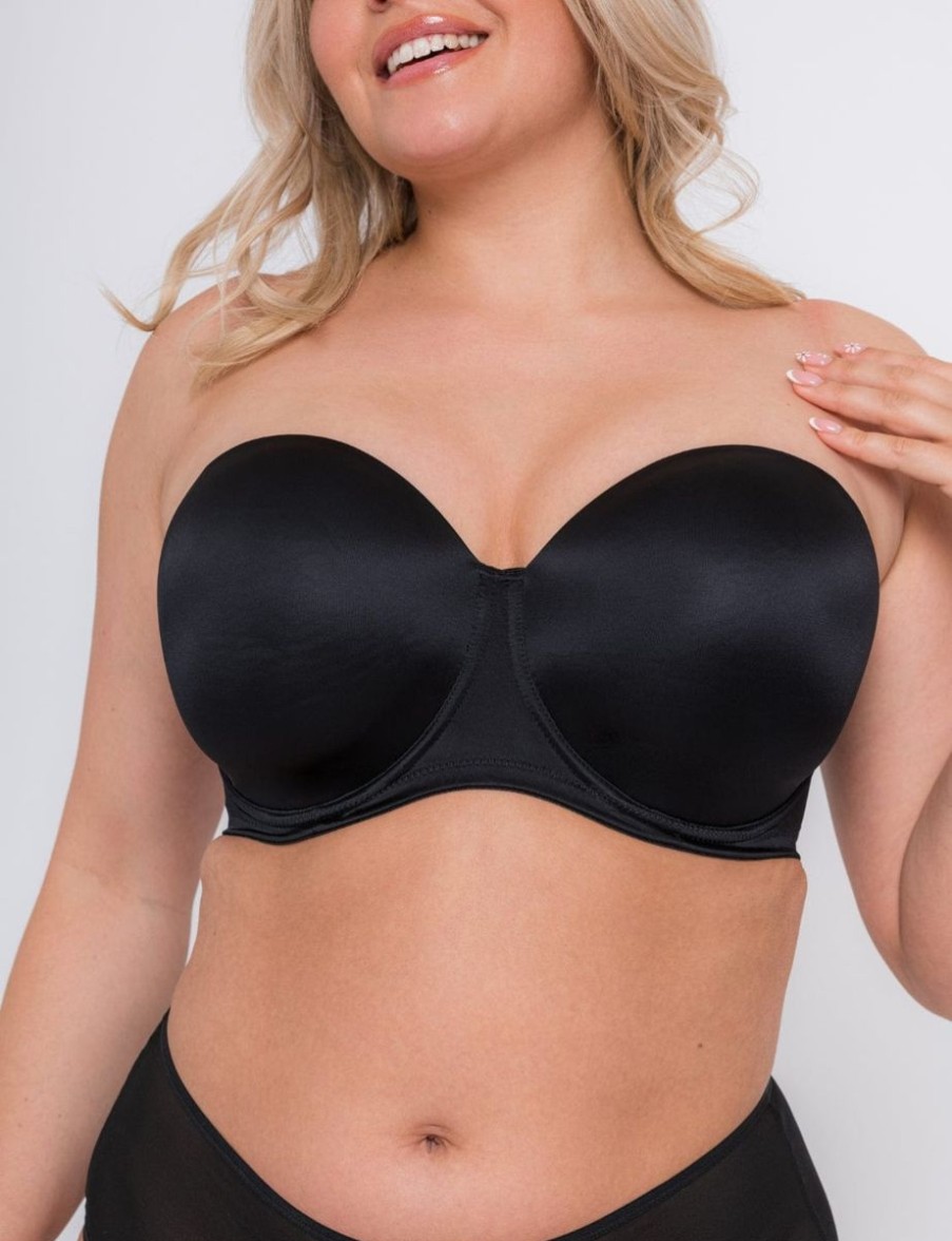 Curvy Kate Curvy Kate Smoothie Strapless Moulded Bra Black Best