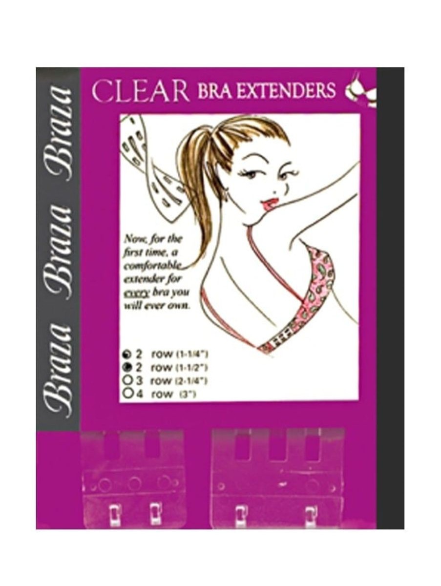 Braza Braza Bra Extenders Clear 2 Rows Wholesale