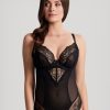 Panache Panache Ana Non Padded Bodysuit Black New