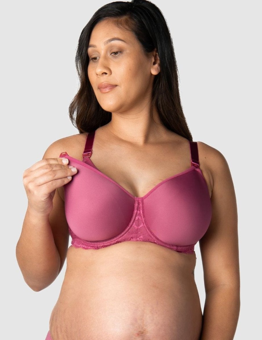 Hotmilk Hotmilk Obsession Full Cup Nursing Bra Rose Hot