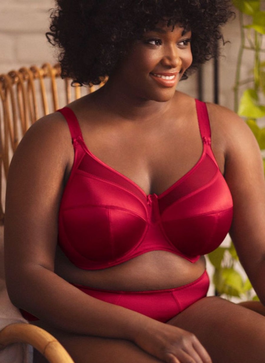 Goddess Goddess Keira Full Cup Bra Crimson Best