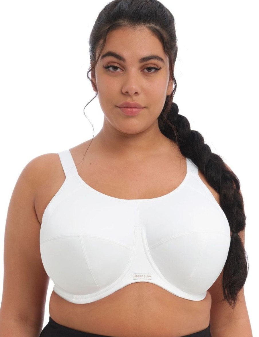 Elomi Elomi Energise Multiway Sports Bra White New