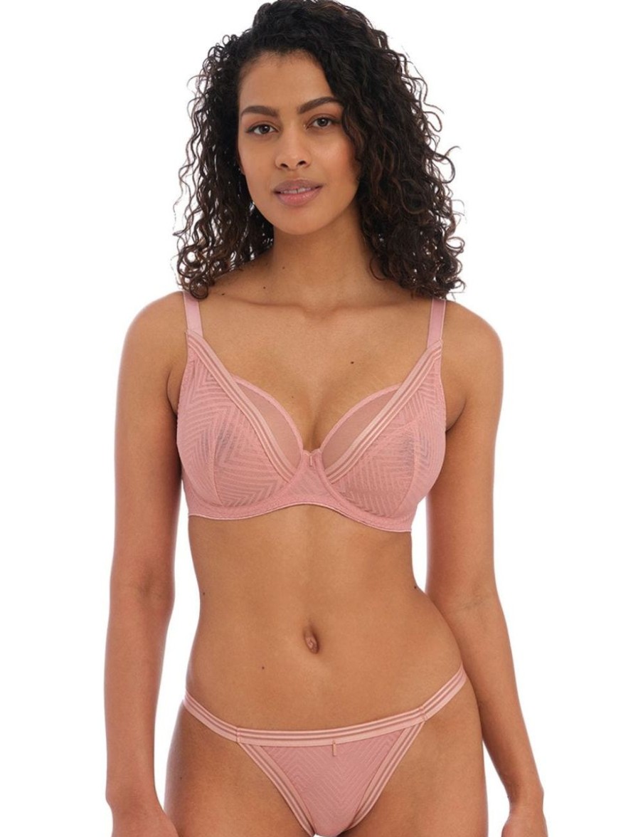 Freya Freya Tailored Uw High Apex Plunge Bra Ash Rose Wholesale