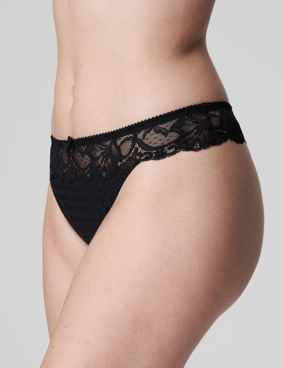 Prima Donna Prima Donna Madison Thong Black New