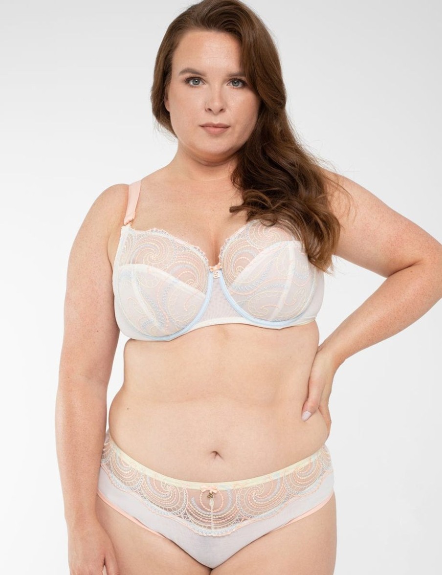 Samanta Samanta Sola Full Cup Side Support Bra Pastel Hot