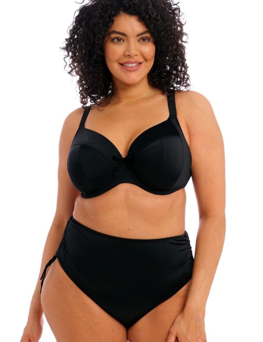 Elomi Elomi Plain Sailing Uw Plunge Bikini Top Black Wholesale