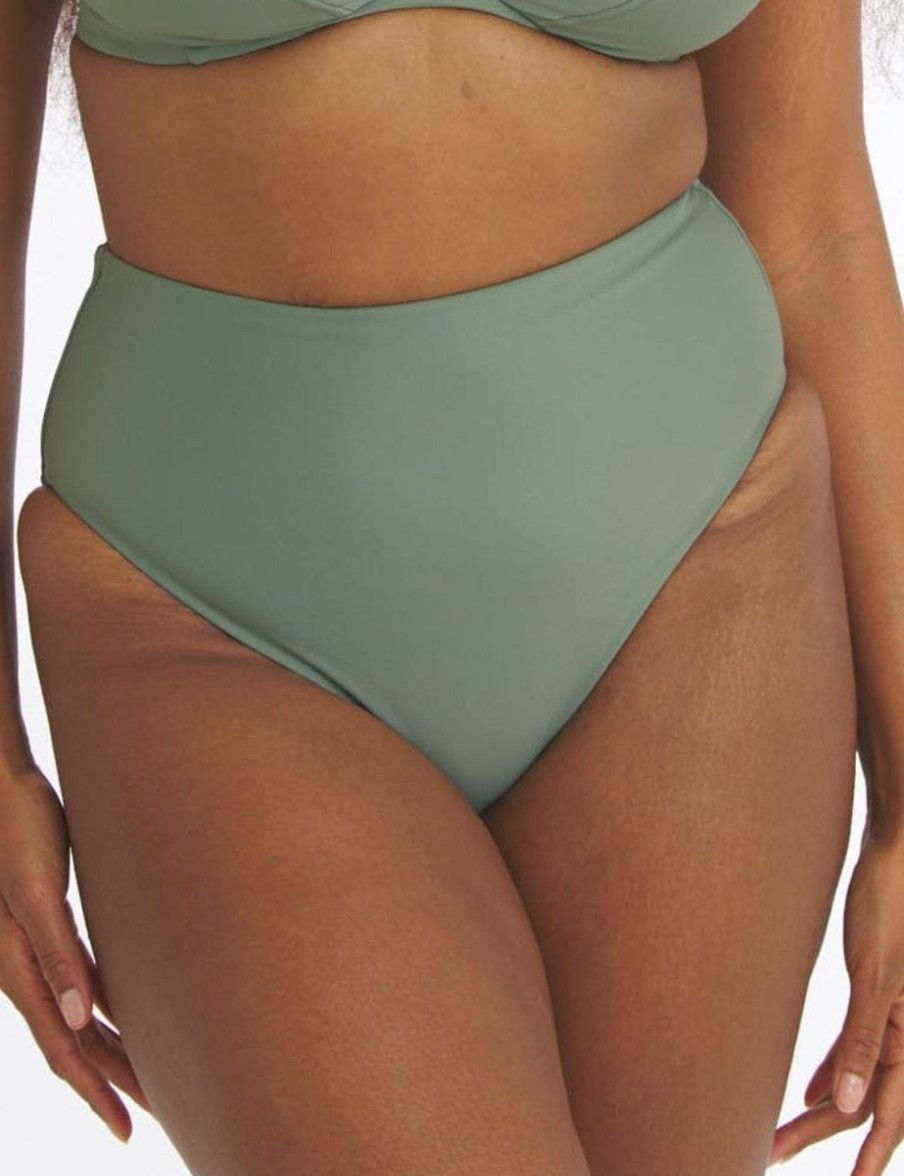 Marvell Lane Marvell Lane Elena High Cut Leg Brief Eucalyptus Wholesale