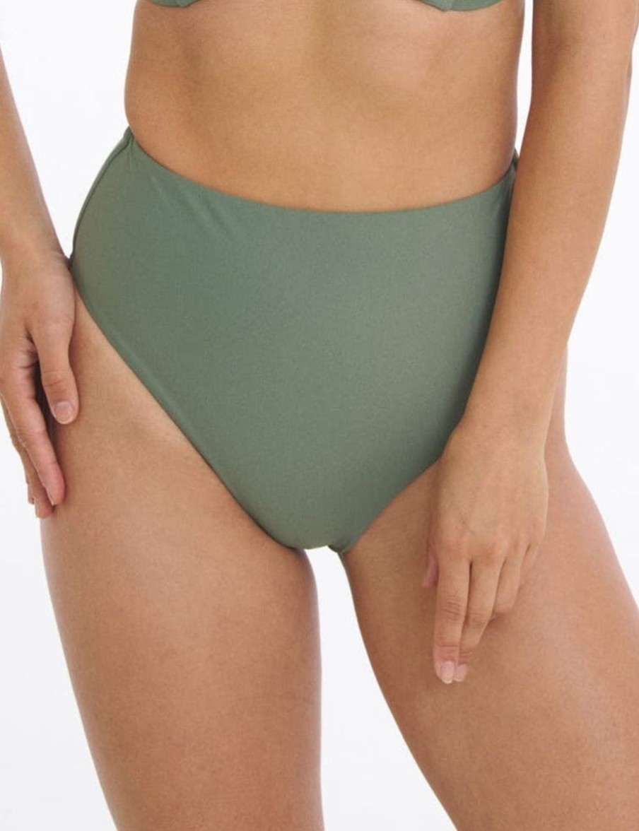 Marvell Lane Marvell Lane Elena High Cut Leg Brief Eucalyptus Wholesale