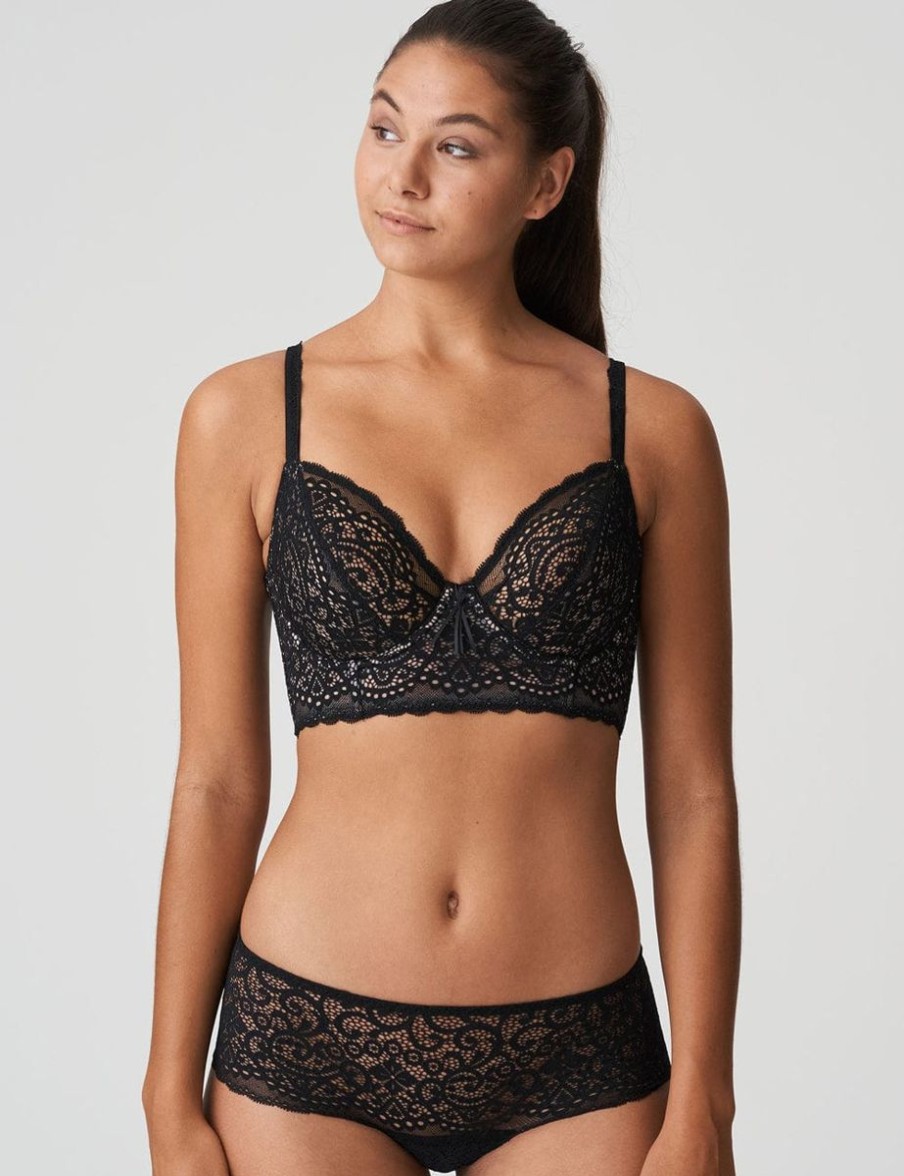 Prima Donna Twist Prima Donna Twist I Do Deep Plunge Balcony Longline Bra Black Best