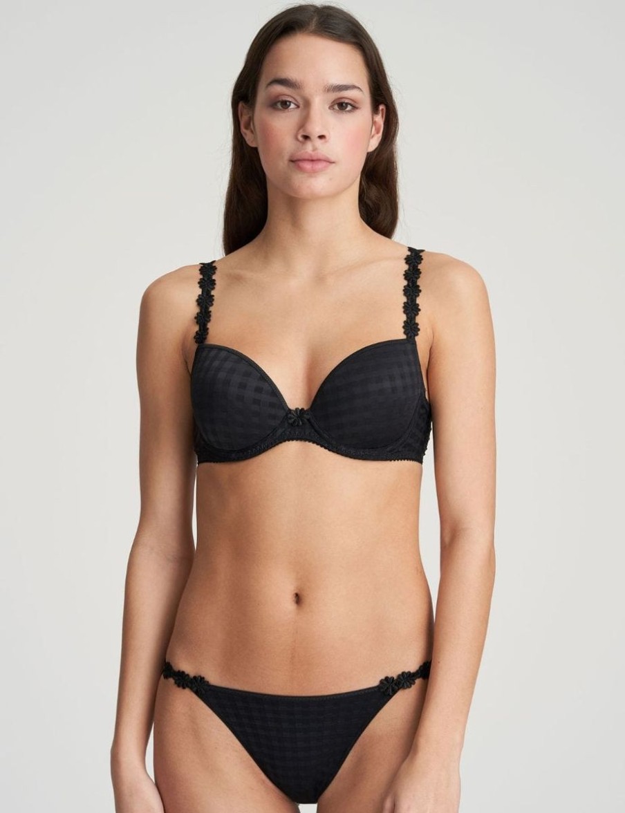 Marie Jo Marie Jo Avero Padded Round Shape Bra Black New