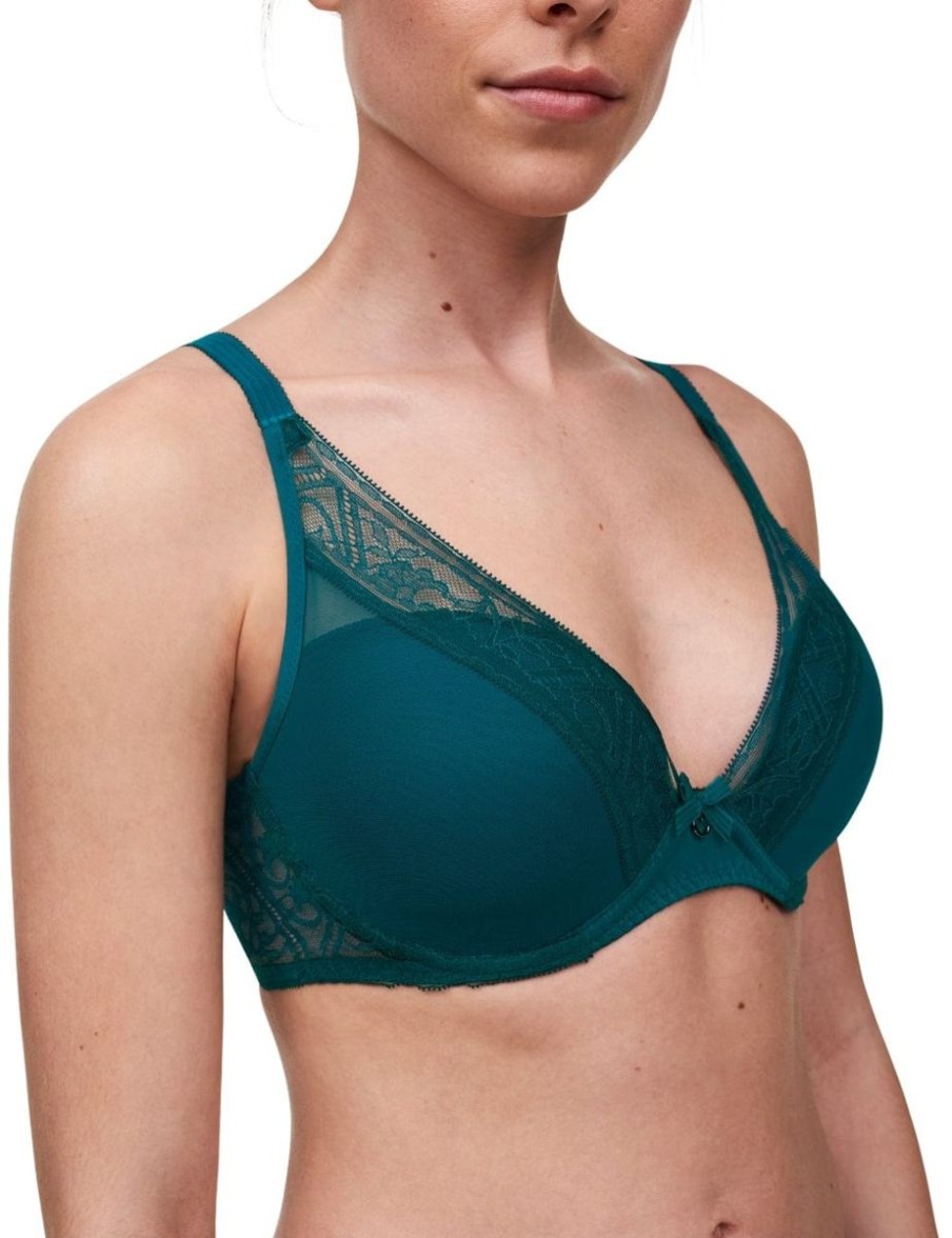 Chantelle Chantelle Alto Plunge T-Shirt Bra Oriental Green Wholesale