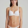 Marie Jo Marie Jo Avero Padded Heart Shape Bra White New