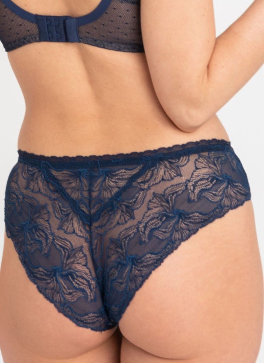 Samanta Samanta Nyks Thong Sapphire Wholesale