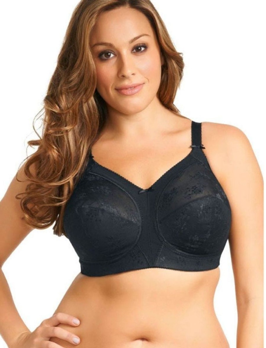 Goddess Goddess Alice Wirefree Bra Black Wholesale